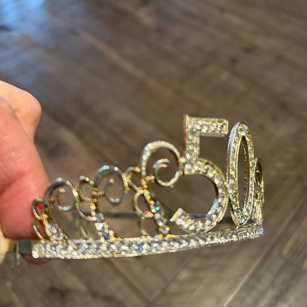 50th Birthday Tiara - Picture 4 of 4